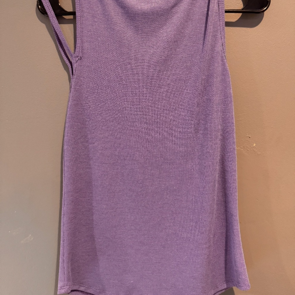 7th Ray Periwinkle Ribbed Tank Top - Picture 2 of 5